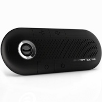 SuperTooth Z004098E Crystal Portable Visor Bluetooth Car Kit and Speakerphone for all Apple iPads/iPhone and most Cell Phones - Retail Packaging - Black SuperTooth Z004098E Crystal Portable Visor Bluetooth Car Kit and Speakerphone for all Apple iPads/iPhone and most Cell Phones - Retail Packaging - Black