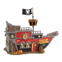 Department 56 4025336 Snow Village Halloween from Department 56 Mickey's Pirate Cove Lit House, 5.79-Inch Department 56 4025336 Snow Village Halloween from Department 56 Mickey's Pirate Cove Lit House, 5.79-Inch
