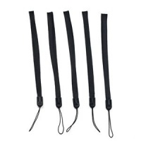 COSMOS 5 pcs Black Nylon Hand Wrist Strap Lanyard For Camera Cell phone ipod mp3 mp4 PSP Wii and other Electronic Devices + Cosmos cable tie COSMOS 5 pcs Black Nylon Hand Wrist Strap Lanyard For Camera Cell phone ipod mp3 mp4 PSP Wii and other Electronic Devices + Cosmos cable tie