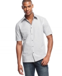 Plaid gives you subtle style in this versatile John Ashford shirt that easily goes anywhere. Plaid gives you subtle style in this versatile John Ashford shirt that easily goes anywhere.