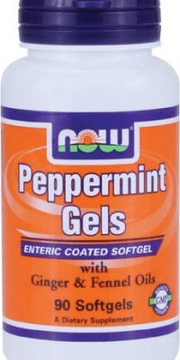 NOW Foods Peppermint Gels with Ginger & Fennel Oils, 90 Softgels NOW Foods Peppermint Gels with Ginger & Fennel Oils, 90 Softgels