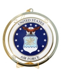 Former and current personnel of United States Air Force are very proud of the fact that the USAF is the most sophisticated air force in the world. And to honor their proud tradition, hang this golden ornament to salute their service to the nation. Former and current personnel of United States Air Force are very proud of the fact that the USAF is the most sophisticated air force in the world. And to honor their proud tradition, hang this golden ornament to salute their service to the nation.