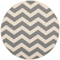 Safavieh CY6245-246 Courtyard Collection Indoor/Outdoor Round Area Rug, 5-Feet 3-Inch, Grey and Beige Safavieh CY6245-246 Courtyard Collection Indoor/Outdoor Round Area Rug, 5-Feet 3-Inch, Grey and Beige