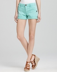 Catch the latest wave of summer style in these uiltra-mini Sanctuary shorts, sporting a fresh minty hue for the ultimate in weekend cool. Catch the latest wave of summer style in these uiltra-mini Sanctuary shorts, sporting a fresh minty hue for the ultimate in weekend cool.