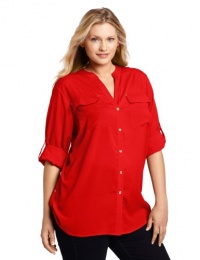 Calvin Klein Women's Crew Roll Sleeve Calvin Klein Women's Crew Roll Sleeve
