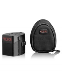 Power up around the globe-this electric adapter provides four different plugs in just one unit, so you can plug in & enjoy the comforts and convenience of home in 150 countries. Perfect for MP3 players, digital cameras, phones, travel speakers and more, the adapter comes in a durable ballistic case. 2-year warranty. Power up around the globe-this electric adapter provides four different plugs in just one unit, so you can plug in & enjoy the comforts and convenience of home in 150 countries. Perfect for MP3 players, digital cameras, phones, travel speakers and more, the adapter comes in a durable ballistic case. 2-year warranty.