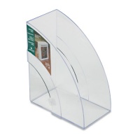 Rubbermaid 96502ROS Optimizers Deluxe Plastic Magazine Rack, 5 1/4 x 9 x 11 1/8, Clear Rubbermaid 96502ROS Optimizers Deluxe Plastic Magazine Rack, 5 1/4 x 9 x 11 1/8, Clear