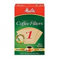 No. 1 Cone Coffee Filter in Natural Brown (Set of 40) No. 1 Cone Coffee Filter in Natural Brown (Set of 40)