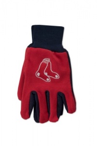 MLB Boston Red Sox Two-Tone Gloves MLB Boston Red Sox Two-Tone Gloves