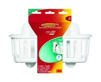 Command Small Shower Caddy with Water-Resistant Strips Command Small Shower Caddy with Water-Resistant Strips