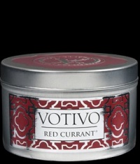 Votivo Holiday Travel Tin Candle Red Currant - 3.8 Oz