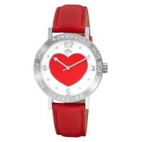 Love Peace and Hope Women's LW125 Time for Love Red Crystal Heart Watch Love Peace and Hope Women's LW125 Time for Love Red Crystal Heart Watch
