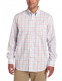 Nautica Men's Long Sleeve Plaid Classic Woven Nautica Men's Long Sleeve Plaid Classic Woven