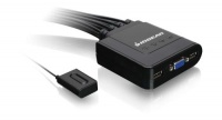 IOGEAR 4-Port USB Cable KVM Switch GCS24U (Black) IOGEAR 4-Port USB Cable KVM Switch GCS24U (Black)