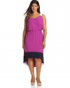 Jessica Simpson Women's Plus-Size Colorblock Dress