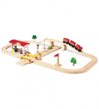 PlanToys Road & Rail Deluxe Play Set PlanToys Road & Rail Deluxe Play Set