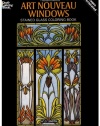 Art Nouveau Windows Stained Glass Coloring Book (Dover Design Stained Glass Coloring Book)