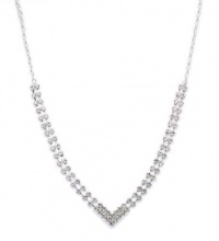 Charter Club Necklace, Clear Rhinestone V Necklace Charter Club Necklace, Clear Rhinestone V Necklace