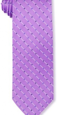 Geoffrey Beene Men's Big-Tall Trach Dot Grid Necktie