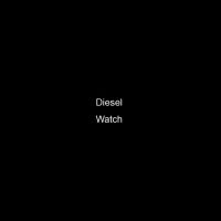 Diesel Black Dial Tan Leather Strap Mens Watch DZ1513