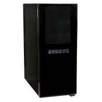 Haier HVTM12DABB 12-Bottle Dual Zone Mirrored Glass Door Wine Cellar Haier HVTM12DABB 12-Bottle Dual Zone Mirrored Glass Door Wine Cellar