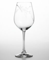 A blossom-flecked branch adds warm charm to this chic, break-resistant wine glass. Perfect for everyday use, and for coordinating with Lenox Simply Fine Chirp dinnerware. A blossom-flecked branch adds warm charm to this chic, break-resistant wine glass. Perfect for everyday use, and for coordinating with Lenox Simply Fine Chirp dinnerware.