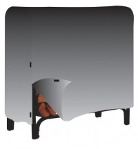 Panacea 15213 Vinyl Log Rack Cover, Black, 4-Feet Panacea 15213 Vinyl Log Rack Cover, Black, 4-Feet