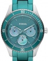 Fossil Stella Aluminum and Stainless Steel Watch Teal