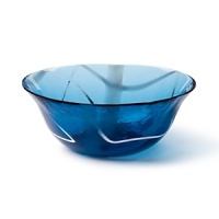 DIANE von FURSTENBERG Ribbon Glass 10 Serving Bowl DIANE von FURSTENBERG Ribbon Glass 10 Serving Bowl