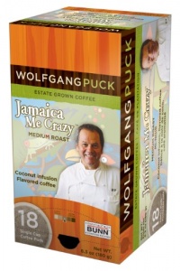 Wolfgang Puck WP79112 Jamaica Me Crazy Single Cup Coffee Pods, 18-count Wolfgang Puck WP79112 Jamaica Me Crazy Single Cup Coffee Pods, 18-count