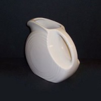 Fiesta White Small Disk Pitcher 28 oz Fiesta White Small Disk Pitcher 28 oz