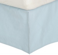 Dwellstudio Solid Crib Skirt, Blue Dwellstudio Solid Crib Skirt, Blue