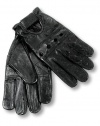 Interstate Leather Men's Basic Driving Gloves (Black, Large)