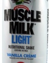 Cytosport Muscle Milk Light, Rtd's Vanilla,17-fl oz, 12-Count