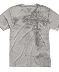 Make your t-shirt a talking point. This graphic shirt from Retrofit will build a buzz on your casual style. Make your t-shirt a talking point. This graphic shirt from Retrofit will build a buzz on your casual style.