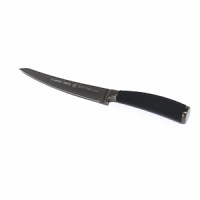With a serrated edge, this multipurpose knife effortlessly cuts and slices. A light weight and ergonomic soft grip ensure maximum precision and control. With a serrated edge, this multipurpose knife effortlessly cuts and slices. A light weight and ergonomic soft grip ensure maximum precision and control.