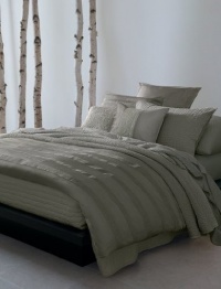 Donna Karan Essentials City Stripe Full/Queen Duvet Pewter Donna Karan Essentials City Stripe Full/Queen Duvet Pewter