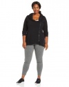 Calvin Klein Performance Women's Plus-Size Asymetrical Zip Jacket