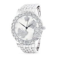 Bling Jewelry Stainless Steel Classic Butterfly Fashion Watch Bling Jewelry Stainless Steel Classic Butterfly Fashion Watch