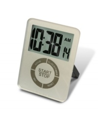 A simple addition goes a long way! Touch sensitive buttons let you quickly tap in the time for counting up or down when cooking. Stand on the counter or use back magnet to prop on fridge for an irreplaceable kitchen companion. 2-year warranty. A simple addition goes a long way! Touch sensitive buttons let you quickly tap in the time for counting up or down when cooking. Stand on the counter or use back magnet to prop on fridge for an irreplaceable kitchen companion. 2-year warranty.