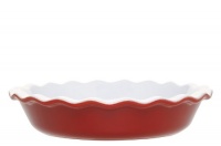 Emile Henry 9-Inch Pie Dish, Cerise Red Emile Henry 9-Inch Pie Dish, Cerise Red