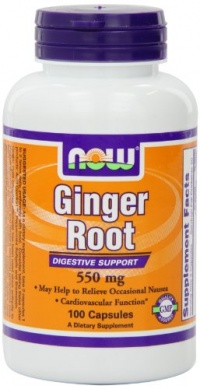 NOW Foods Ginger Root, 100 Capsules / 550mg NOW Foods Ginger Root, 100 Capsules / 550mg