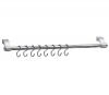 Kuchenprofi Stainless Steel Chrome Plated 24-Inch Utensil Rack and Hooks