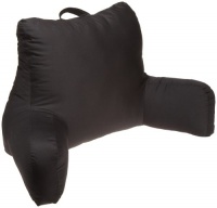 Brentwood Originals Brushed Twill Bedrest, Black Brentwood Originals Brushed Twill Bedrest, Black