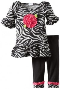 Sweet Heart Rose Baby-Girls Infant Zebra Print Legging Set, Black/Grey, 24 Months Sweet Heart Rose Baby-Girls Infant Zebra Print Legging Set, Black/Grey, 24 Months