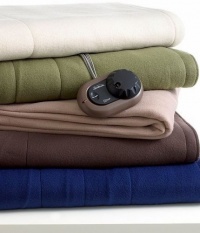Sunbeam Slumber Rest Fleece Queen Heated Blanket Blue Sunbeam Slumber Rest Fleece Queen Heated Blanket Blue