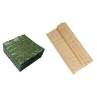 Seaweed Nori for Sushi Making - 50 Full Size Sheets + 1 Sushi Mat Seaweed Nori for Sushi Making - 50 Full Size Sheets + 1 Sushi Mat