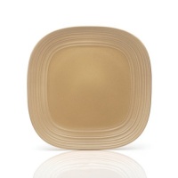 Mikasa Swirl Square 12-Inch Square Platter, Tan Mikasa Swirl Square 12-Inch Square Platter, Tan