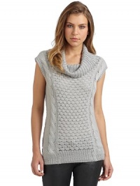 THE LOOKOpen weave designHoneycomb accentDraped cowlneckSleevelessTHE FITAbout 28 from shoulder to hemTHE MATERIALAcrylic/rayon/nylonCARE & ORIGINHand washImportedModel shown is 5'10 (177cm) wearing US size Small.This item was originally available for purchase at Saks Fifth Avenue OFF 5TH stores. THE LOOKOpen weave designHoneycomb accentDraped cowlneckSleevelessTHE FITAbout 28 from shoulder to hemTHE MATERIALAcrylic/rayon/nylonCARE & ORIGINHand washImportedModel shown is 5'10 (177cm) wearing US size Small.This item was originally available for purchase at Saks Fifth Avenue OFF 5TH stores.