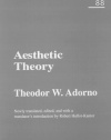 Aesthetic Theory (Theory and  History of Literature)